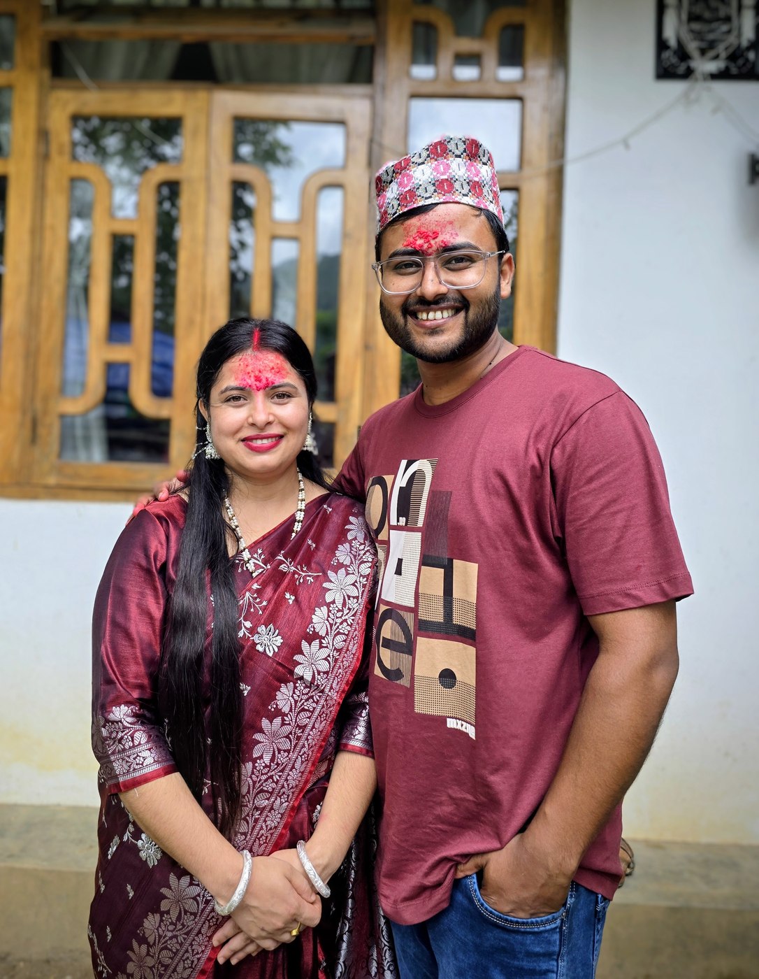 Basanta and Anisha